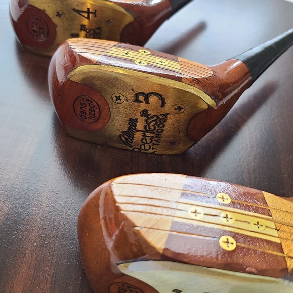 Arnold Palmer 3 golf club decorative plaque with c - Picture 4 of 10